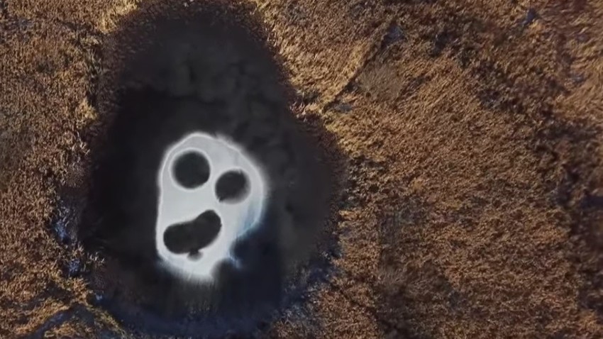 La Naturaleza Reproduce El Famoso Cuadro El Grito De Munch En Un Lago