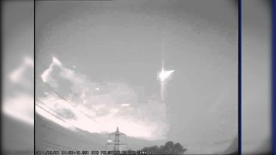 Meteorito sobrevuela y estalla sobre España