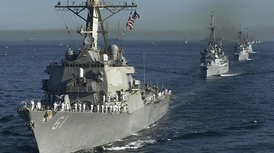 Fotos: Los buques de la Armada de EE.UU., en espera y listos para atacar Siria