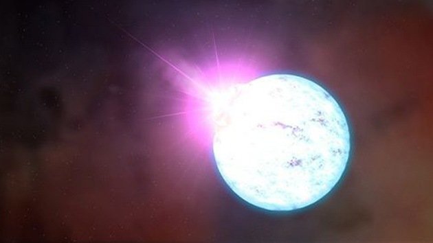Hallan la primera estrella de neutrones capaz de 'pisar el freno'