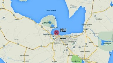 Un sismo de magnitud 5,1 sacude Nicaragua