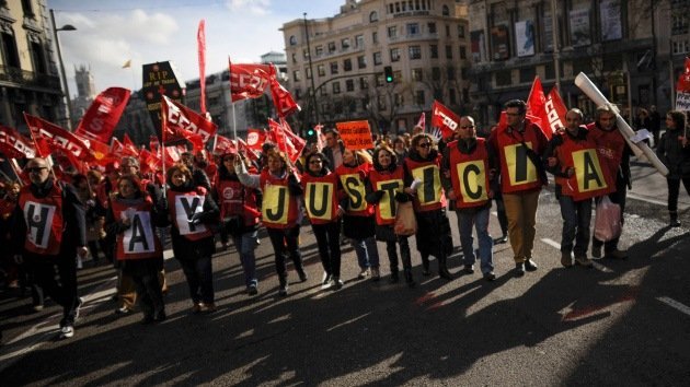 Fotos: Los sindicatos de Justicia protestan en Madrid contra las reformas judiciales