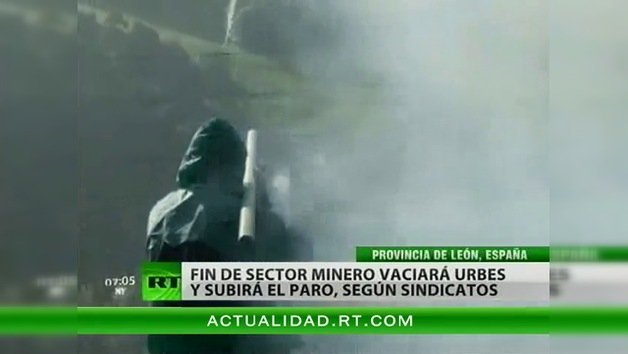 Se agudizan las protestas del sector minero en España