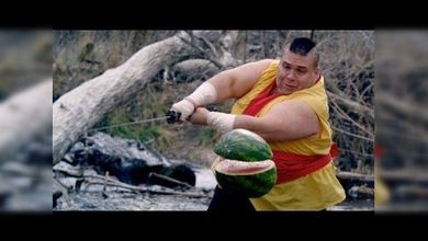 El videojuego Fruit Ninja, ahora en la vida real