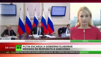 Putin ordena al Gobierno de Rusia preparar una respuesta a las sanciones de Occidente