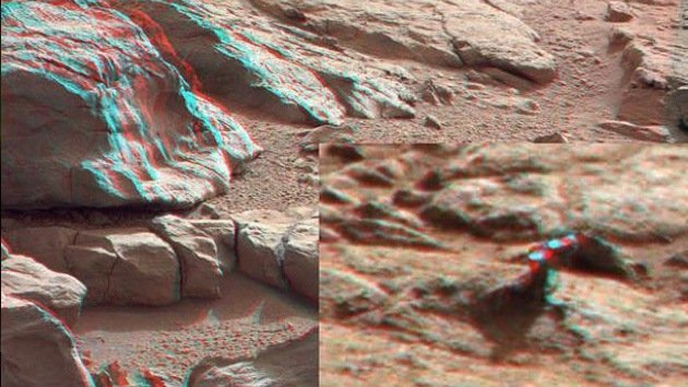 Curiosity encuentra un misterioso objeto metálico en Marte
