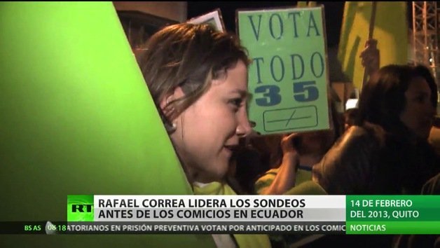 ¿Ganará Rafael Correa en la primera vuelta?