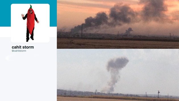 Un kurdo tuitea en pleno ataque de los yihadistas del Estado Islámico contra Kobani