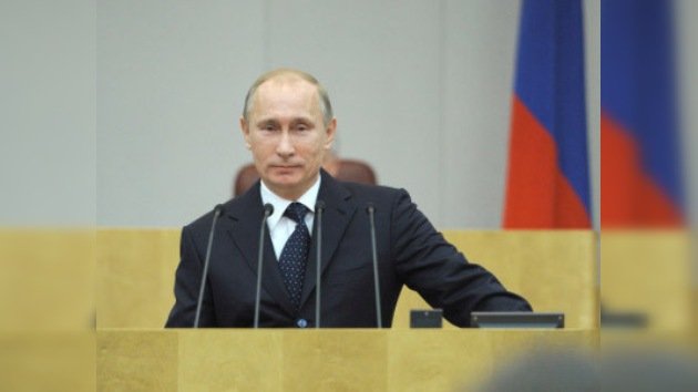 Vladimir Putin: "La oposición no debe zarandear el bote"