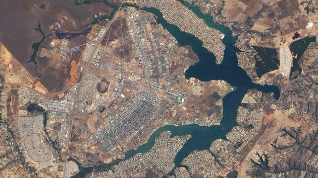 Fotos: Impresionantes imágenes de ciudades planificadas captadas vía satélite