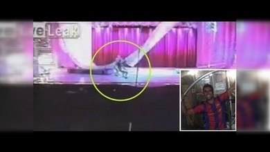Un acróbata de circo muere al calcular mal una caída