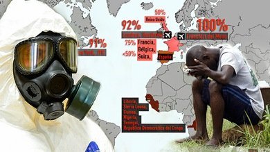Mapa interactivo del ébola: las potenciales vías de propagación del virus