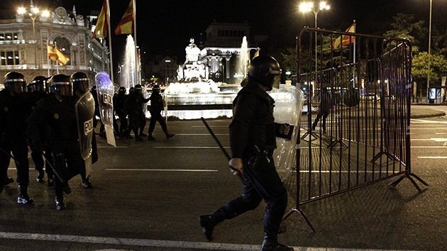 Vídeo: la carga policial marca el 29S