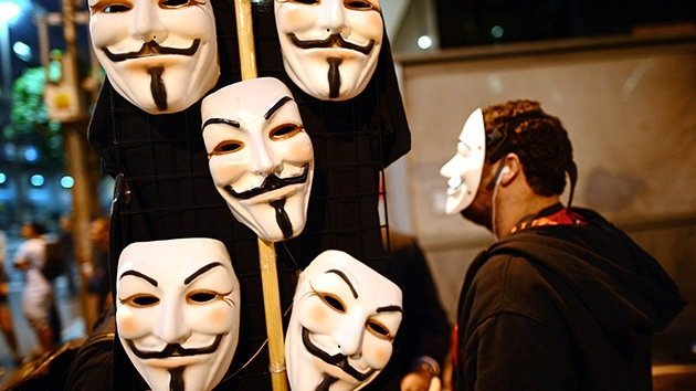 Anonymous promete un 'hackathon' contra páginas gubernamentales el 5 de noviembre