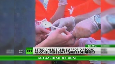 Polacos baten récord de consumo de fideos