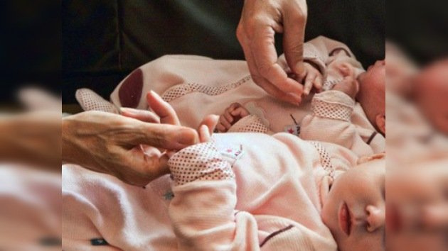 Cuatrillizos rusos en un 'limbo' legal por nacer de padre muerto