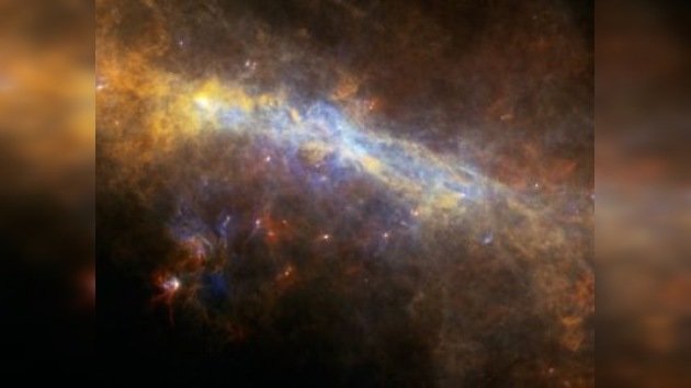 El telescopio Herschel capta un gran 'símbolo de infinito' en el centro de la galaxia