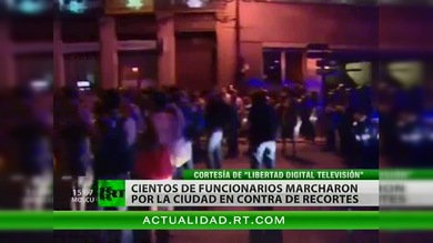 Los funcionarios toman las calles de Madrid