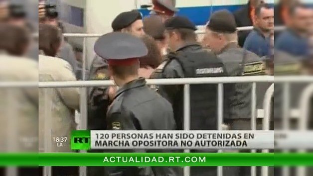 Arrestos en Moscú tras un mitin del grupo ‘Estrategia-31’