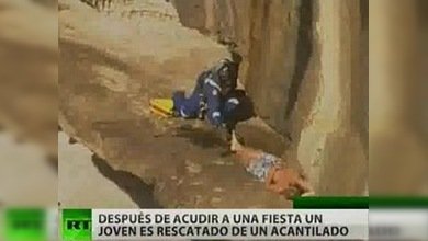En Australia rescatan de un acantilado a un turista ucraniano