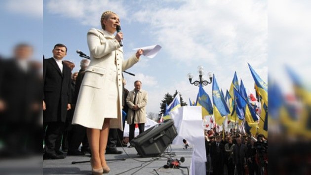 La oposición ucraniana protesta contra el acuerdo sobre la marina rusa
