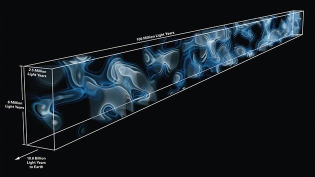 Astrónomos crean el primer mapa en 3D del Universo oculto