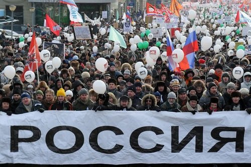 Día de manifestaciones: Rusia sale a las calles