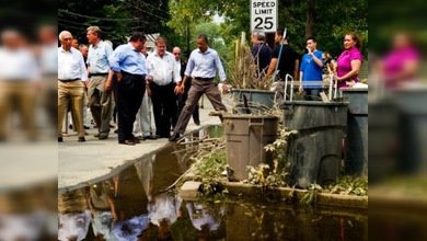 Obama visita las zonas afectadas por el huracán Irene