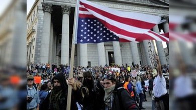 Récord de 'indignados' en la calles de Nueva York 