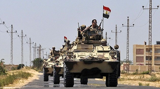 Egipto despliega tanques en la frontera con Gaza