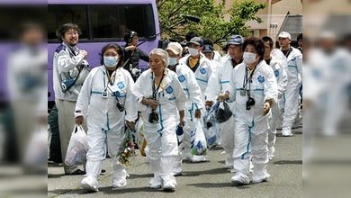 Japoneses evacuados visitaron por primera vez sus casas en zona de exclusión