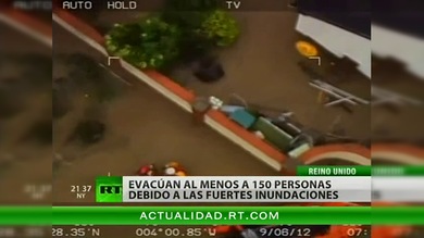 Fuertes inundaciones sacuden al Reino Unido