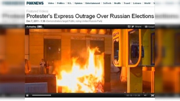Fox News confunde Moscú y Atenas cubriendo las manifestaciones en Rusia