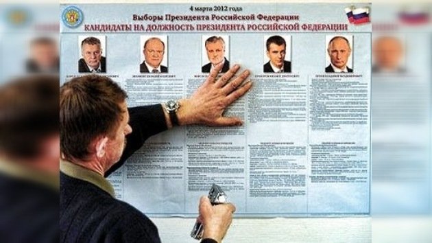 Los rusos eligen a su presidente
