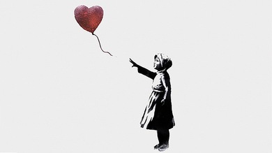 Moscú recuerda a los niños sirios con un grafiti de Banksy en el tercer año de guerra