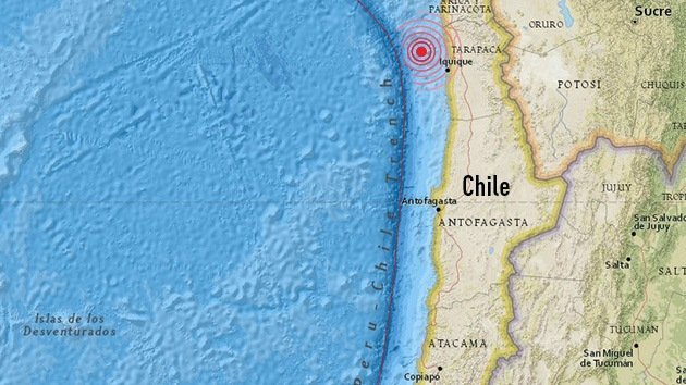 Un sismo de magnitud 5,1 sacude Chile
