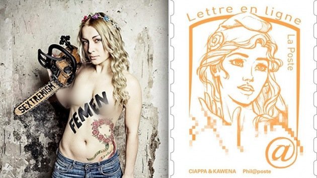 La fundadora de Femen inspiró la nueva imagen de Marianne, el símbolo de Francia