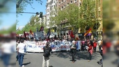 Manifestaciones en apoyo al régimen cubano en Madrid y Barcelona