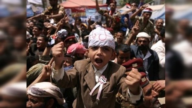 Los niños en las revueltas árabes