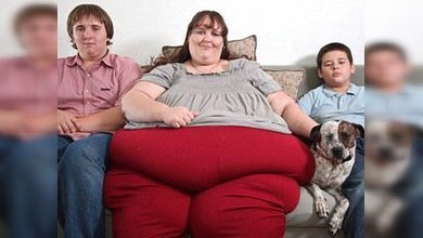 El sueño de una mujer es llegar a pesar una tonelada