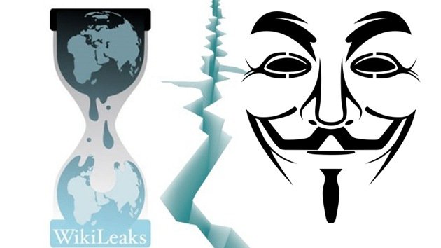 ¿Rompen WikiLeaks y Anonymous?