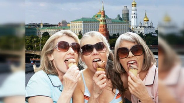 Se duplican las ventas de helado en Moscú