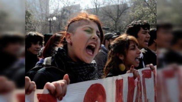 Los estudiantes chilenos convocan una nueva movilización