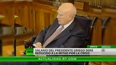 El salario del Presidente de Grecia será reducido a la mitad