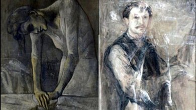 Bajo el lienzo 'Mujer planchando' hallan otro Picasso