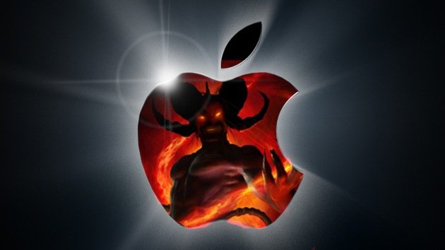 Manzana diabólica: En Rusia cambian el ‘anticristiano’ logo de Apple por cruces