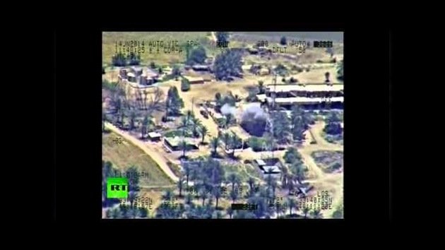 Video: Helicóptero Mi-35 lanza misiles contra militantes en Irak