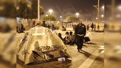 La "crueldad policial" apaga las protestas de 'indignados' en EE. UU.