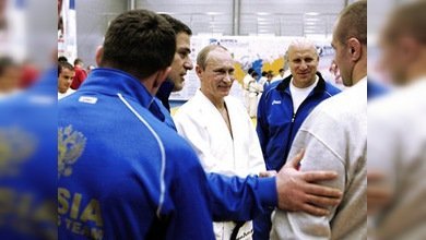 Putin se enfrentó a campeones de artes marciales