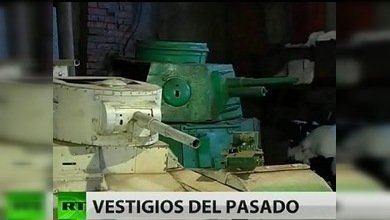 El veterano que construyó sus propios cuatro tanques